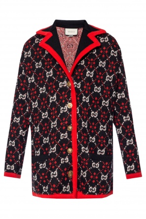Logo-embroidered cardigan, zdjęcie 1 Logo-embroidered cardigan od Gucci